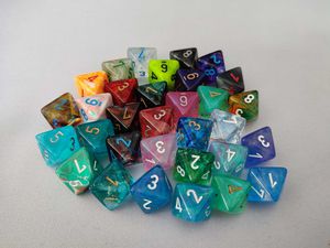 Chessex d8 Assorted Polyhedral Dice (1 Pcs)