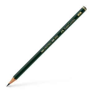 Pieštukas Faber-Castell 9000, 5B, be trintuko, padrožtas