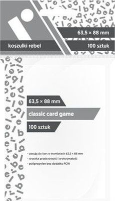 REBEL Sleeves - Classic Card Game (63.5x88mm) - 100 Vnt