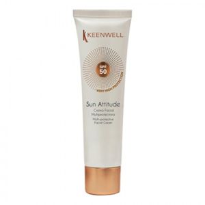 Keenwell Sun Attitude Facial Cream SPF50 Apsauginis kremas nuo saulės veidui, 60ml