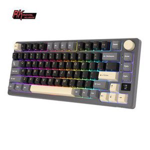 Royal Kludge RK M75 RGB Phantom belaidė klaviatūra | 75%, Hot-swap, Brown switches, US