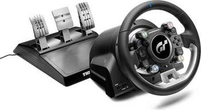 Thrustmaster T-GT II, Racing Wheel with Set of 3 Pedals, PS5, PS4, PC, Real-Time Force Feedback, Brushless 40-Watt Motor, Dual-Belt System, Magnetic Technology, Interchangeable Wheel