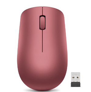 Pelė Lenovo 530 Wireless mouse, 2.4 GHz Wireless via Nano USB, Cherry Red