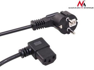 MACLEAN MCTV-804 Maclean MCTV-804 Angled power cable 3 pin 5M plug EU