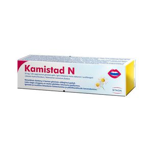 Kamistad N 20 mg/185 mg/g burnos gleivinės gelis 10 g