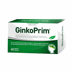 GinkoPrim 40 mg tabletės N60