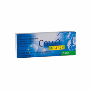 Daleron Cold3 325 mg/30 mg/15 mg plėvele dengtos tabletės N24