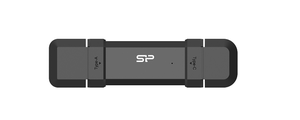 Išorinis diskas SILICON POWER DS72 Dual USB-C/USB 3.2 Gen 2 Portable External SSD, 500GB, Black