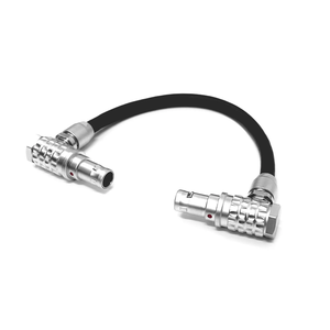 Dual Right Angle 2-Pin Lemo Cable (11cm)