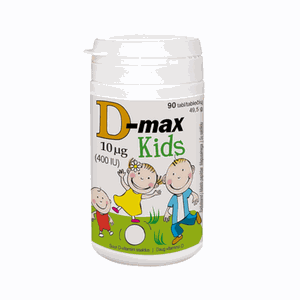 D-max Kids 10 mcg kramtomosios tabletės N90