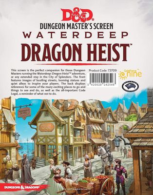 Dungeons & Dragons - Waterdeep Dragon Heist Screen