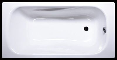 Akmens masės vonia Classica 1700x750mm, balta, su skylėm maišytuvui (CA)