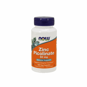 NOW Zinc Picolinate 50 mg kapsulės N120
