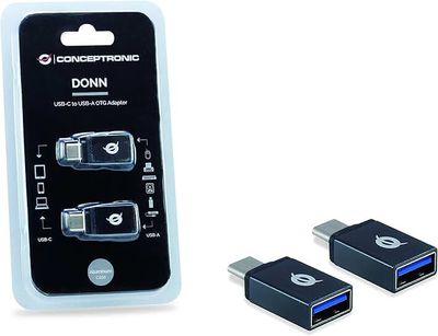 Conceptronic DONN03G OTG-Adapter for USB-C to USB-A