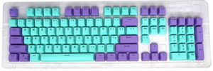 Royal Kludge OEM PBT Keycaps - (104 vnt., Blue Purple, PBT, UK layout)