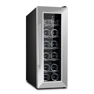 Vyno šaldytuvas ETA | Wine Cooler | ETA978290010F | Energy efficiency class F | Free standing | Bottles capacity 12 | Cooling type Thermoelectric | Bl