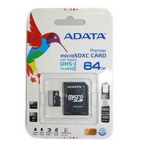 ADATA 64GB micro SDXC UHS-I Class10 SD Adapter