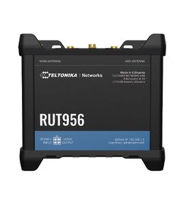 Maršrutizatorius Teltonika RUT956 - wireless router - WWAN - Wi-Fi - 3G, 4G, 2G - DIN rail mountable 3-port switch