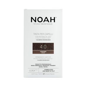 Noah Permanent Hair Dye 4.0 Brown Ilgalaikiai plaukų dažai, 140 ml