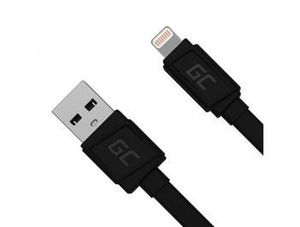 GREENCELL KABGC02 GCmatte Lightning Flat Cable 25cm with fast charging Apple 2.4A