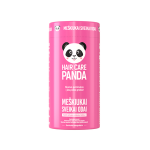 Hair Care Panda Maisto papildas „Meškiukai sveikai odai”, 60 guminukų