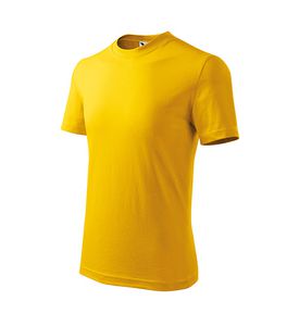 Vaikiški Marškinėliai MAFLINI Basic 138 geltoni, 160g/m2