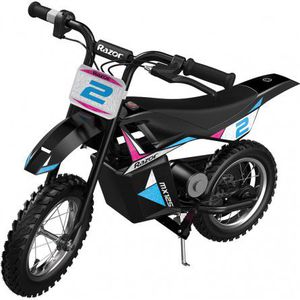 Razor Dirt Rocket MX125 Electric Motocross Bike, Black / Pink - elektrinis krosinis motoroleris, juodas / rožinė