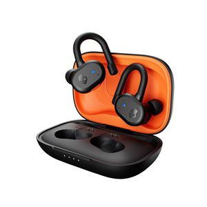 Ausinės Skullcandy True Wireless Earbuds Push Active In-ear, Microphone, Bluetooth, Wireless, Black/Orange