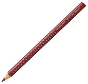 Akvarelinis pieštukas Faber-Castell Grip Jumbo, 1vnt, t. raudona sp.