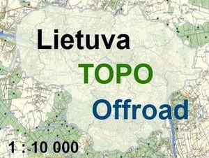 Lietuvos TOPO OFFROAD žemėlapiai