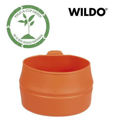 Švediškas sulankstomas puodukas WILDO Fold-a-cup 200ml Orange BL