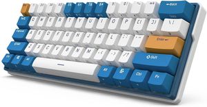 Royal Kludge RK61 Plus Klein Blue Wireless Mechanical Keyboard | 60%, Hot-swap, Blue switches, US