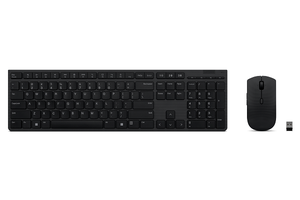 Klaviatūra Lenovo Professional Wireless Rechargeable Keyboard and Mouse Combo US Euro Grey