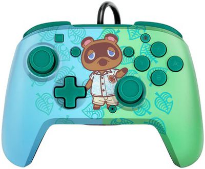 PDP Delux+ Audio Animal Crossing Wired Controller for Nintendo Switch