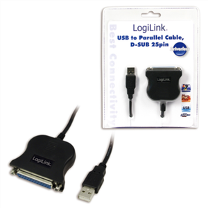 LOGILINK UA0054A - Adapter USB to D-SUB 25 cable