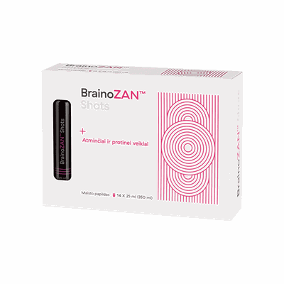 BrainoZAN SHOTS geriamosios dozės N14