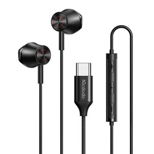 Wired earphones Mcdodo HP-4070, USB-C (black)