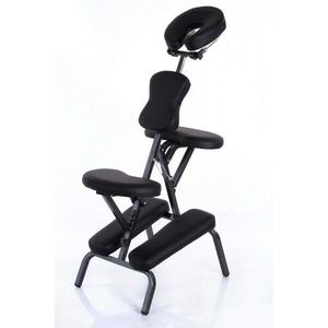 Tatuiruočių krėslas - vertikalaus masažo kėdė Restpro Relax Black