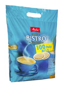 Kavos pagalvėlės Melitta "Bistro Mild" 100vnt.