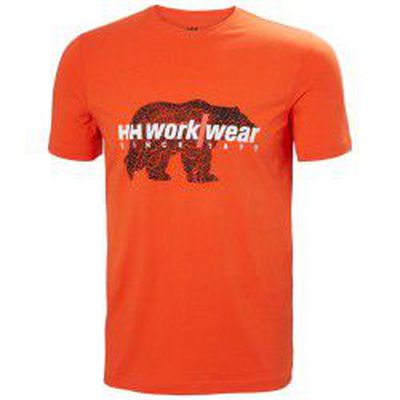 Marškinėliai HELLY HANSEN Graphic T-Shirt, oranžiniai XL