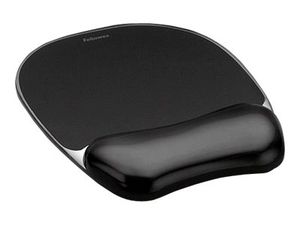 Pelės kilimėlis Fellowes Fellowes Gel Mouse pad with wrist pillow Crystals 20.2 cmx23.5 cmx2.5 cm Black