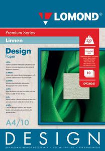 Fotopopierius Lomond Fine Art Paper Design Premium Linen Blizgus 230 g/m2 A4, 10 lapų