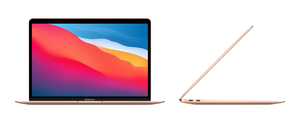 Nešiojamas kompiuteris Apple MacBook Air 13” Apple M1 8C CPU, 7C GPU/8GB/256GB SSD/Gold/SWE