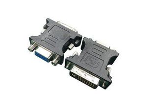 GEMBIRD A-DVI-VGA-BK Adapter DVI-A 24-pin male to VGA 15-pin HD 3 rows female black