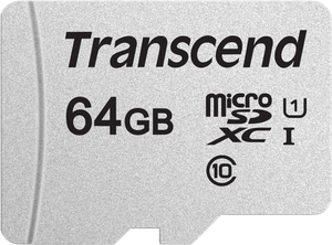 TRANSCEND 64GB UHS-I U1 SILVER MICROSD W/O ADAP