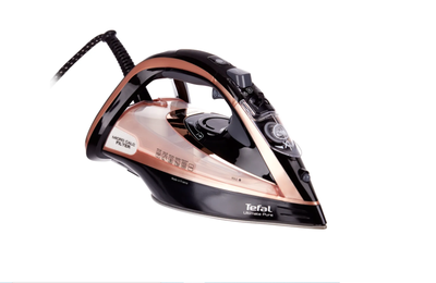 Lygintuvas TEFAL Steam Iron FV9845 3200 W, Water tank capacity 350 ml, Continuous steam 60 g/min, Black/Rose Gold