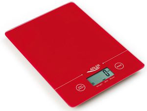 Virtuvinės svarstyklės Adler Kitchen scales AD 3138 Maximum weight (capacity) 5 kg, Graduation 1 g, Red