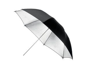 Fomei sidabrinės spalvos skėtis 85 cm