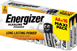 ENERGIZER POWER AA 16 PACK TRAY