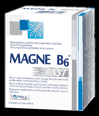 MAGNE B6 Fast vienadoziai paketėliai N20